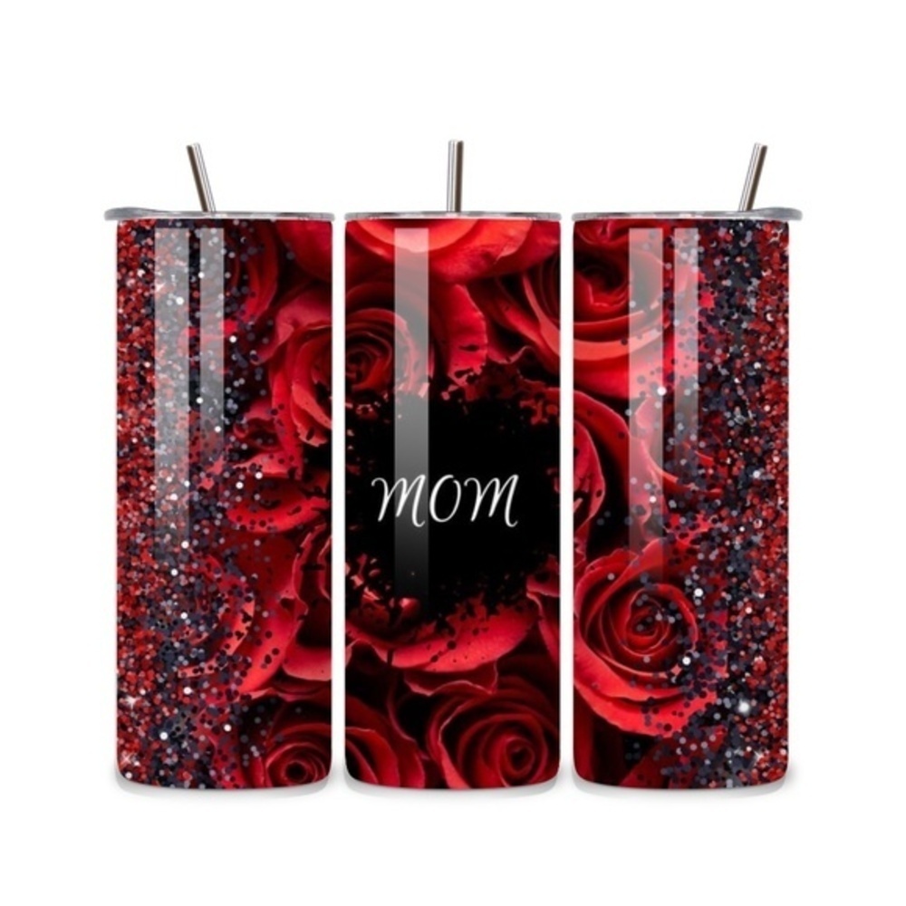 Mom Roses 20oz Stainless Steel Tumbler